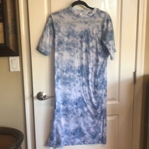 Short Sleeve Dress Tie dye